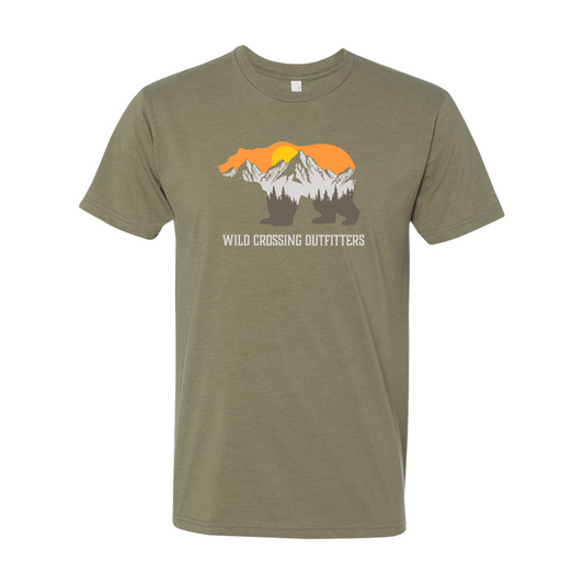 Wild Crossing Outfitters Bear Sunset T-Shirt